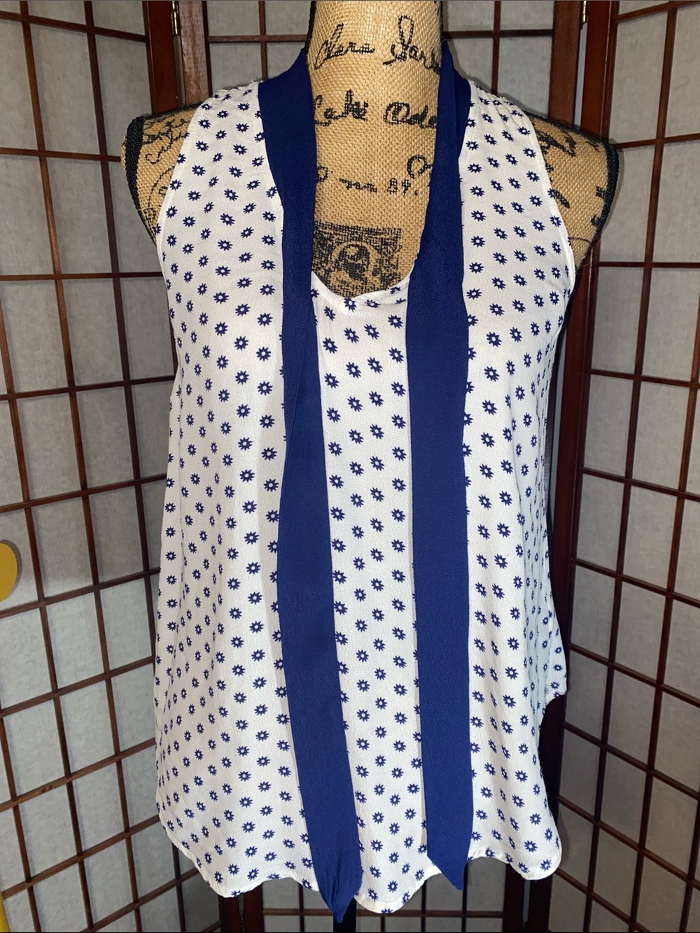 MaEve by Anthropologie Tie-Neck Sleeveless Top - Picture 2 of 10